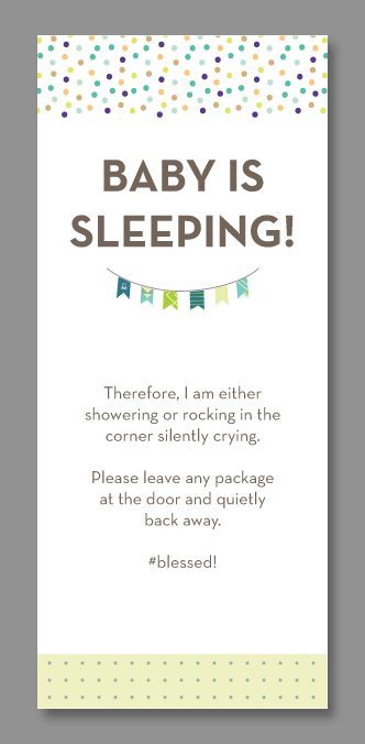 10 of the best (and effective) printable do-not-disturb door hangers to hang as a sign outside your house or any room your baby sleeps in.