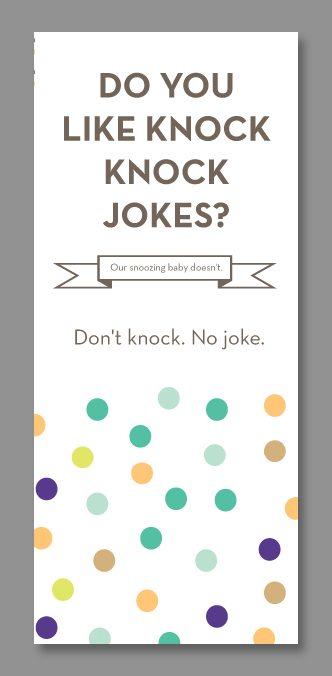 funny do not disturb door signs