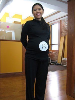 Eight ball subtle pregnancy costume