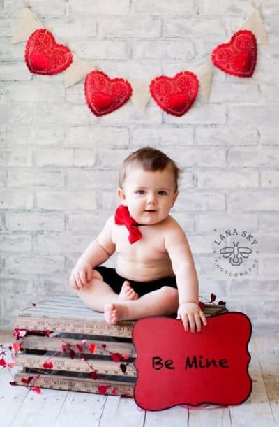 Baby's First Valentine's Day Photo Ideas