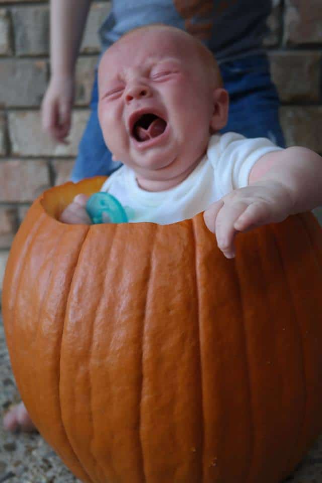 example of a baby with a classical (anterior) lingual frenulum: