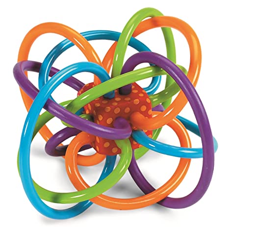 Inexpensive baby gifts: Manhattan Toy Winkel Rattle and Sensory Teether Activity Toy