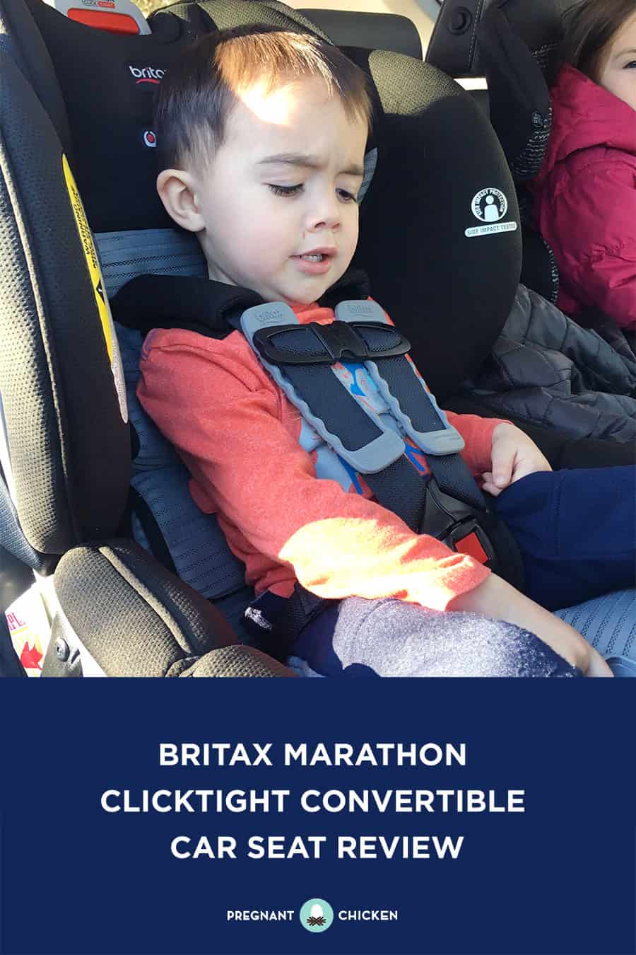 Britax Marathon ClickTight review: the Britax Marathon ClickTight car seat stands out by simplifying installation, and improving comfort by increasing air flow around your baby. #carseat #babygear
