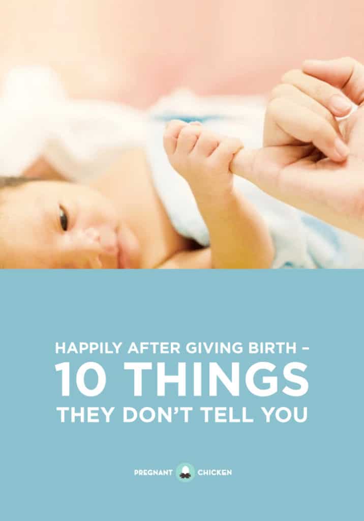 From hair falling out to an awful lot of crying, here are 10 things they don't tell you about after you give birth to a baby. #breastfeeding #givingbirth #postpartmhealing #newmom #newmomhumor