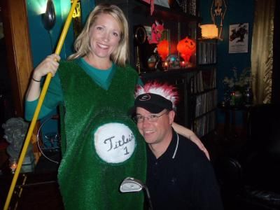 DIY Hole in one maternity costume