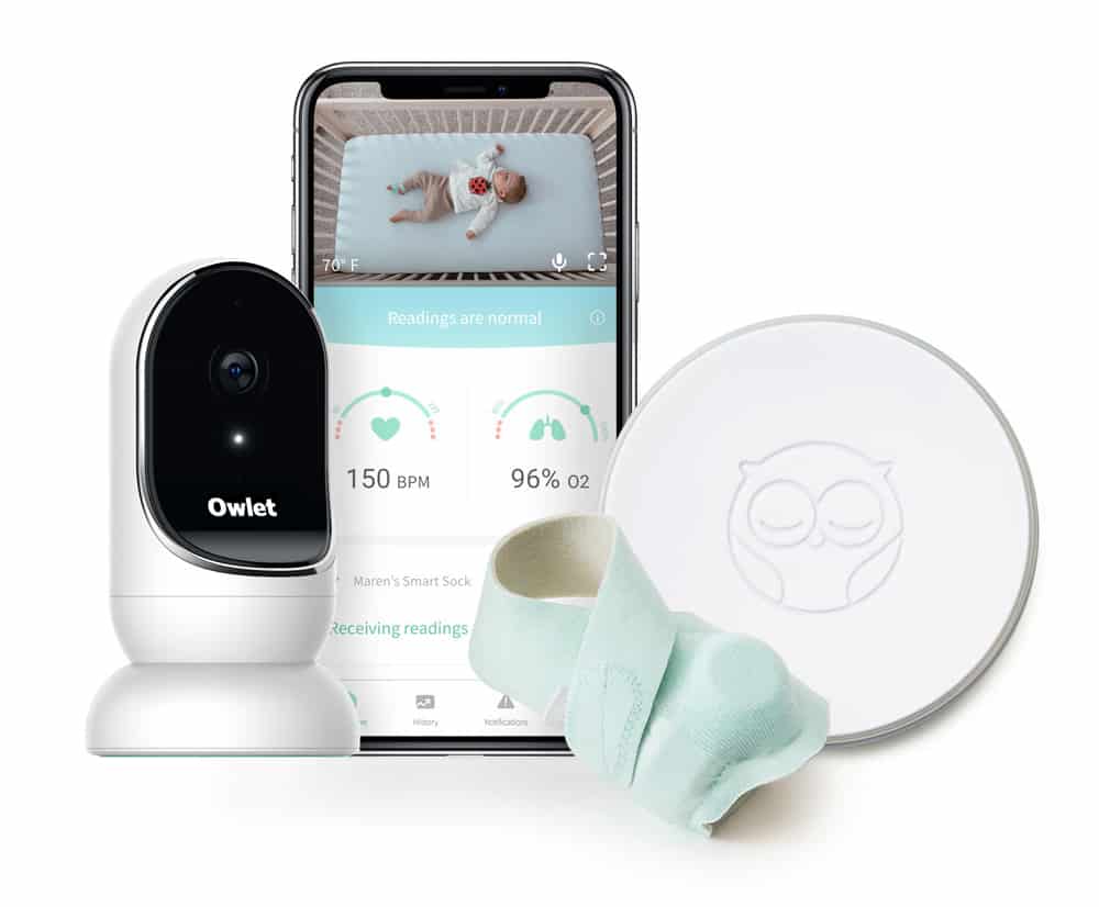 Owlet's new Camera can pair with their Smart Sock! A serious video baby monitor upgrade!