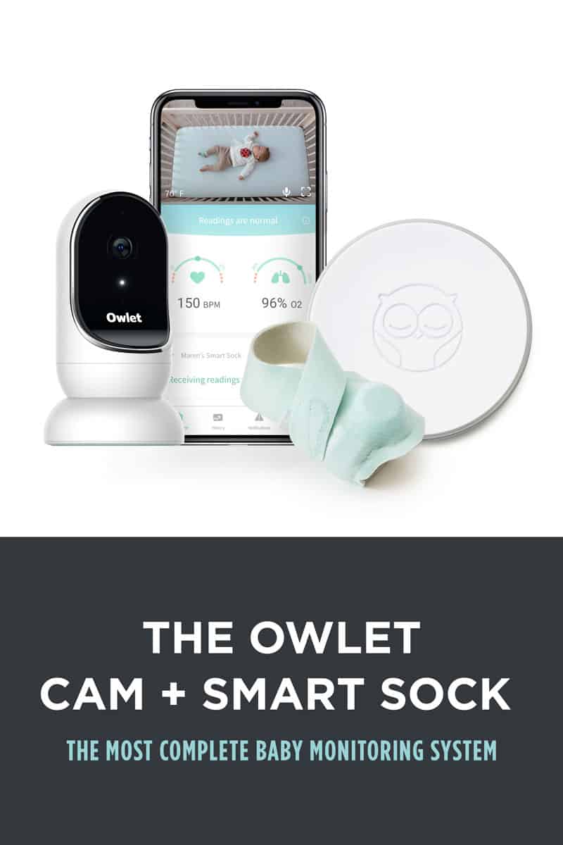 Owlet Smart sock and Cam combo is the best of both worlds. You can wall mount or put the camera on a shelf while you watch on your iPhone. One of the best video monitors for 2019 for sure.