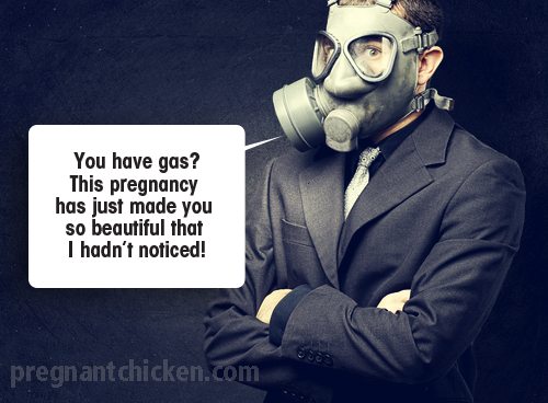 man wearing gas mask - pregnancy side effectsman wearing gas mask - pregnancy side effects