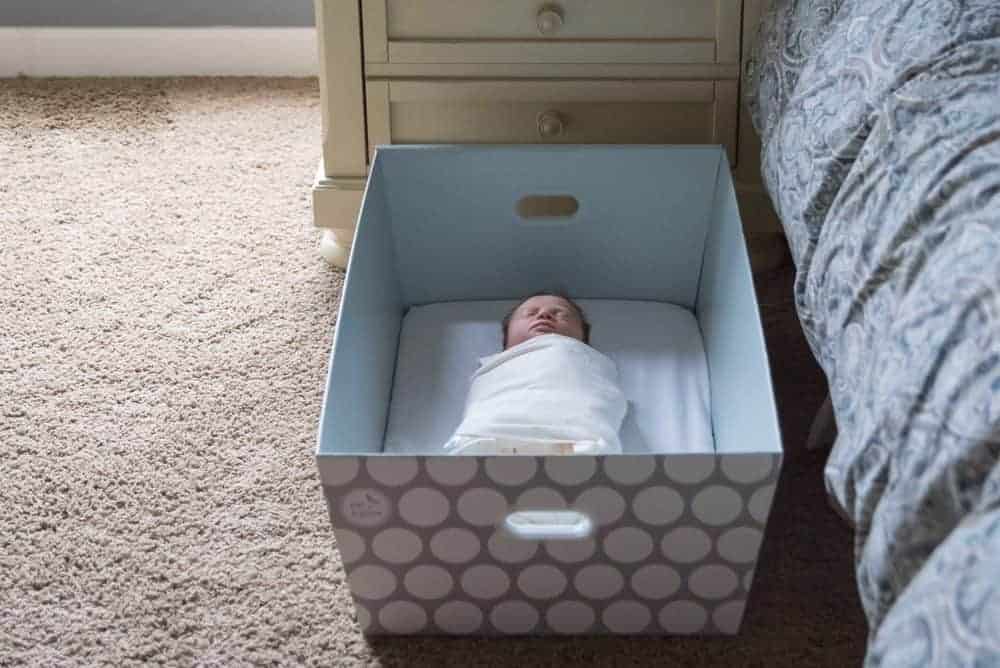 safe sleep a Bassinet Box