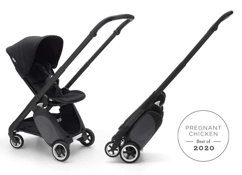 Bugaboo Ant stroller open and folded