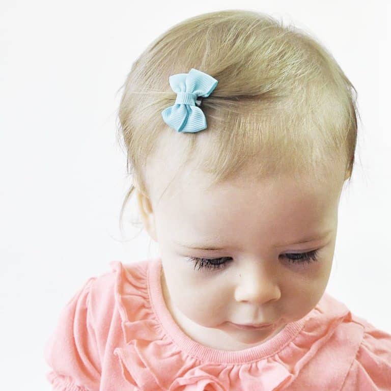 Small christmas gifts for baby girls: baby wisp hair clips