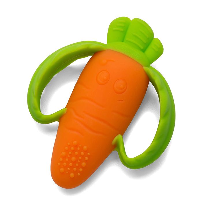 baby carrot teether