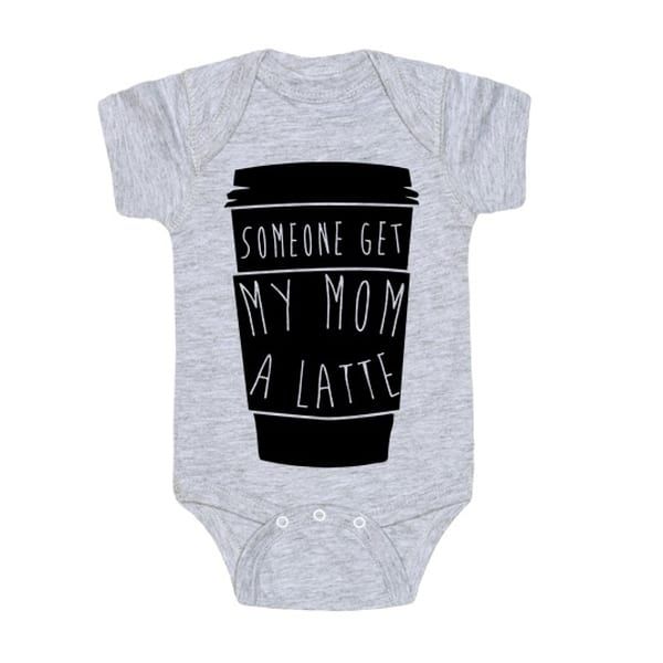 latte baby onesie