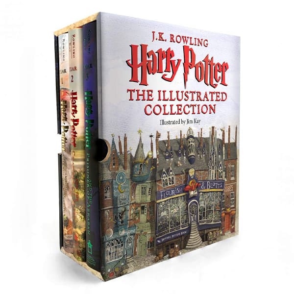 Box set of Harry Potter illustrated books