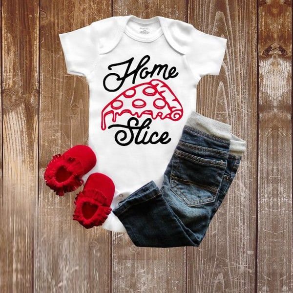 funny onesies - home slice