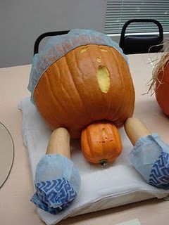 pumpkins giving birth