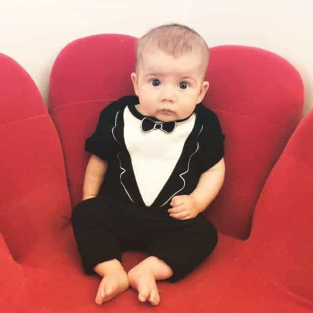 Your baby should be the only one in formal wear