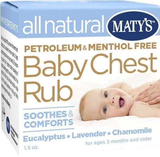 maty's baby chest rub is a baby safe medicine