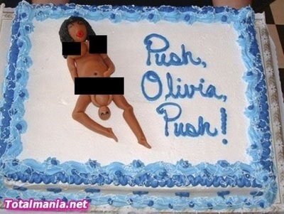 push olivia push cake