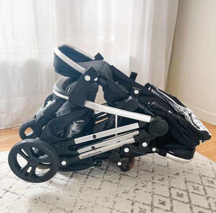 Mockingbird double stroller folded
