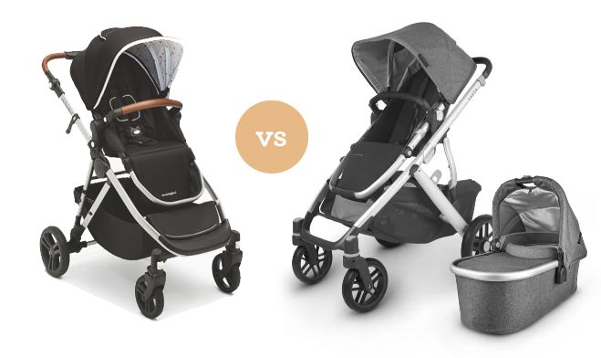 Mockingbird vs. the UPPABaby Vista V2 stroller