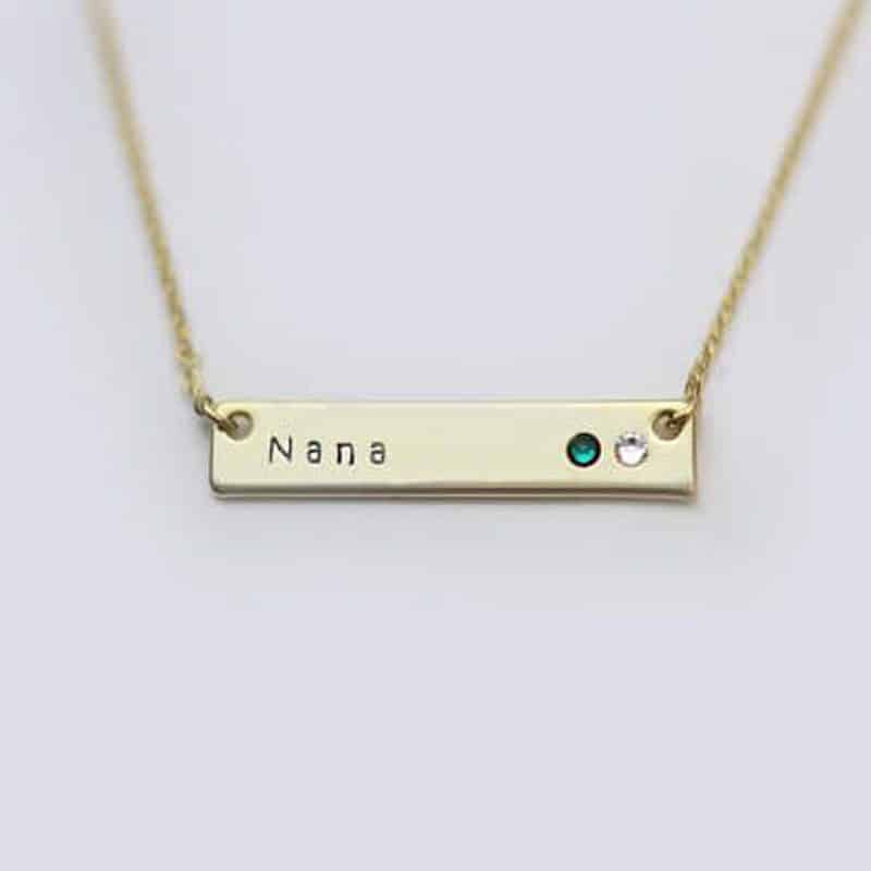 nana necklace birthstones