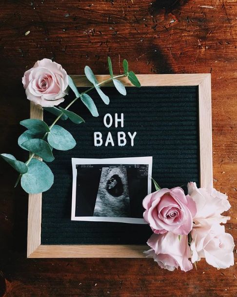 Letter Board Ideas for Pregnancy and Babies