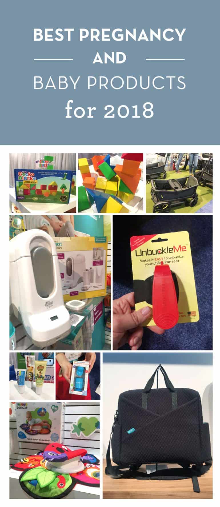 A sneak peek at the best baby & pregnancy products for 2018. From simple monitors to easier tummy time, some of this gear will blow your mind.