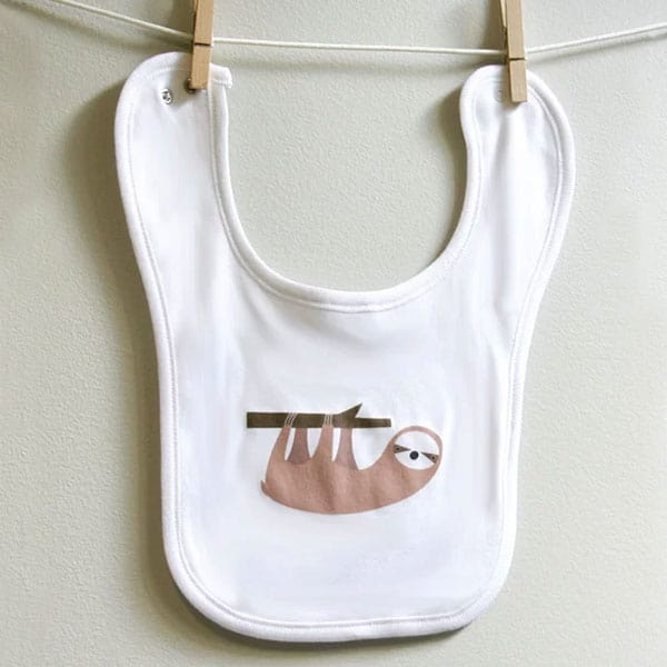 The Best Sloth Themed Baby Stuff. Sloth bib