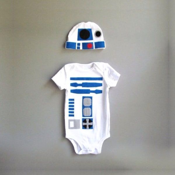 R2D2 onesie and hat