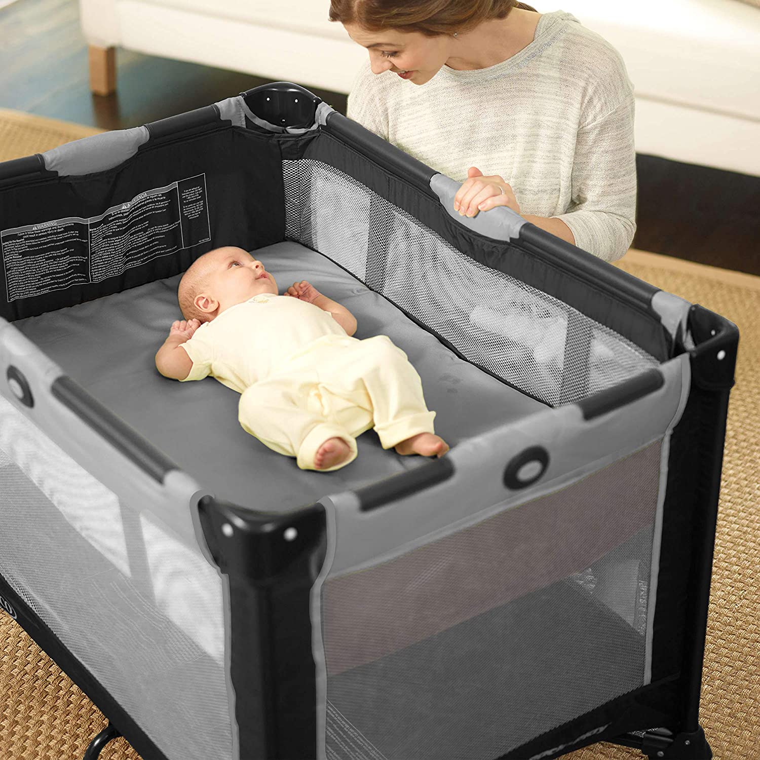 Best portable crib store for grandma's house