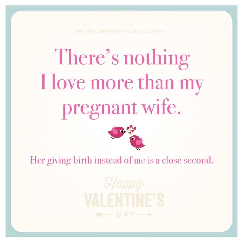 Valentine Notes for Pregnant Ladies