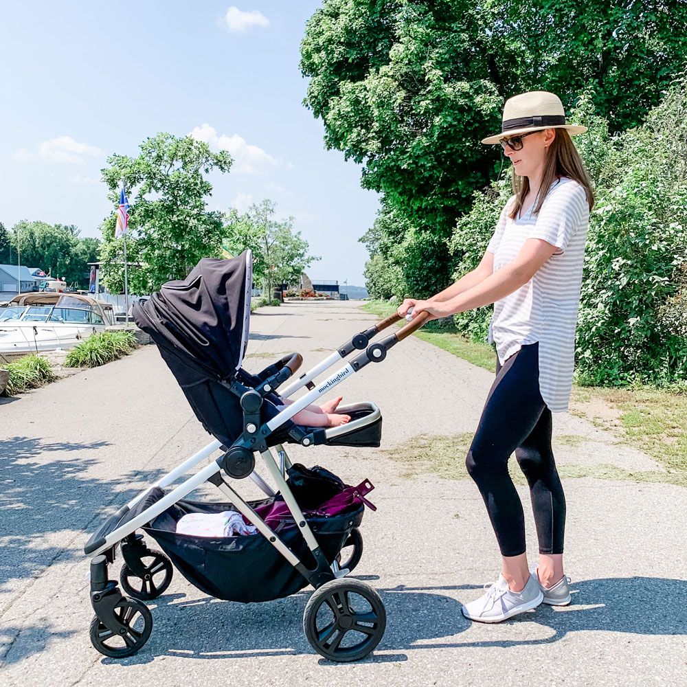 mockingbird stroller with britax car seat