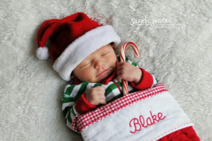 Christmas store baby shoot