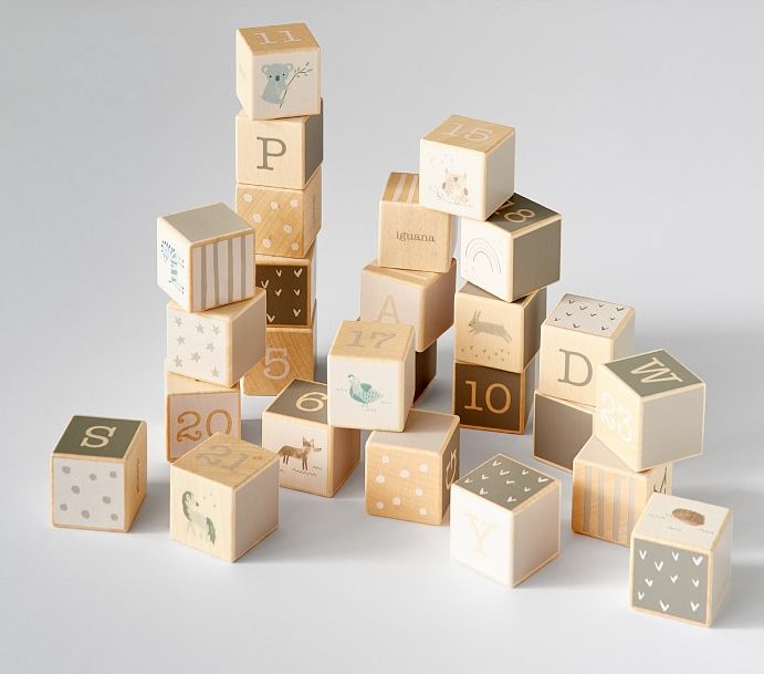 wooden toy blocks from pottery barn kids
