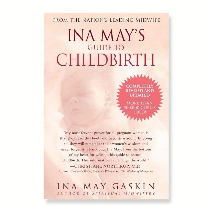 Cover to pregnancy pregnancy book Ina May's Guide to Childbirth
