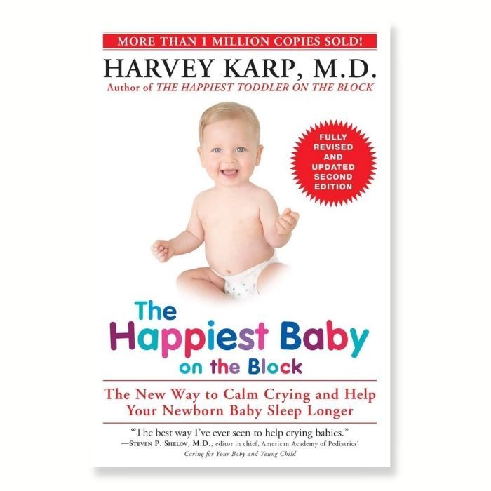 Cover of parenting book The Happiest Baby on the Block