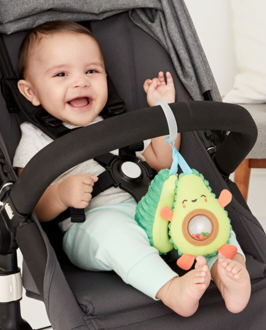 skip hop avocado stroller toy