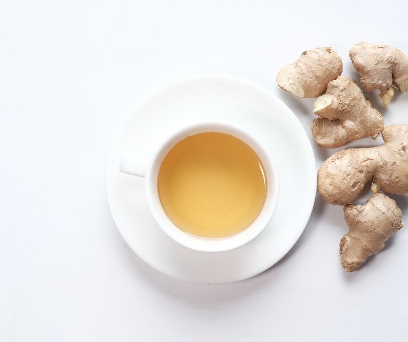 homemade ginger tea for morning sickness