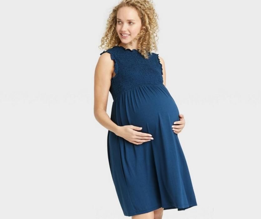The Nines by HATCH™ Sleeveless Smocked Jersey Maternity Dress - Target