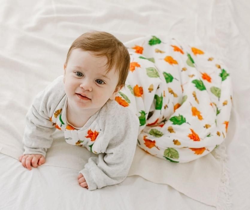 One-Piece Zip Footed Sleeper (Organic Cotton) - Baby Beluga – Nest Designs