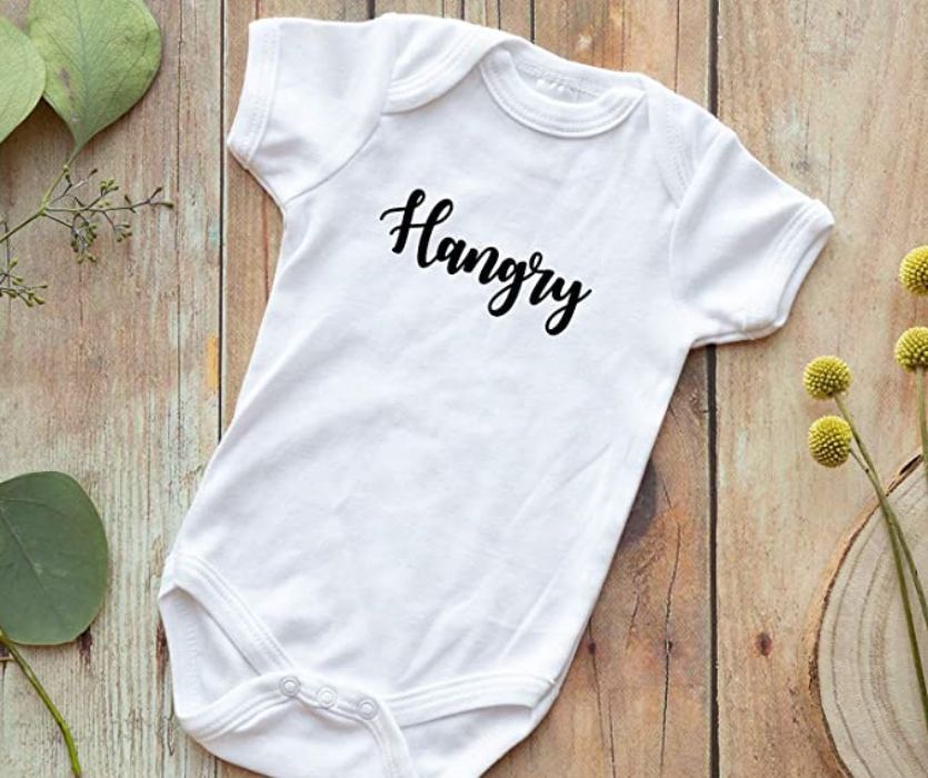 hangry baby onesie