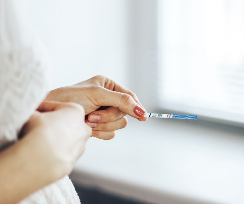 positive Pregmate Pregnancy Test Strip