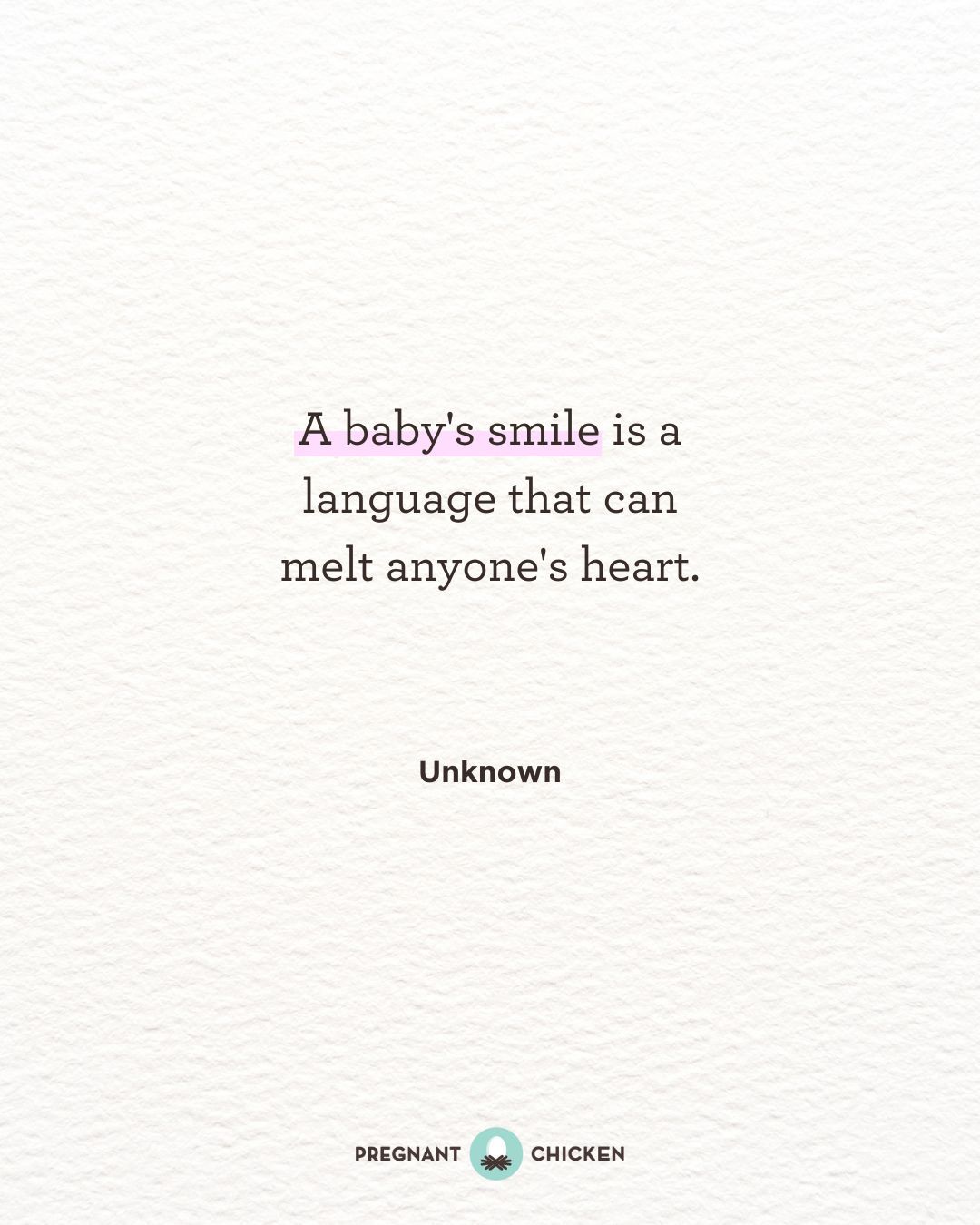 A baby's smile is a language that can melt anyone's heart.