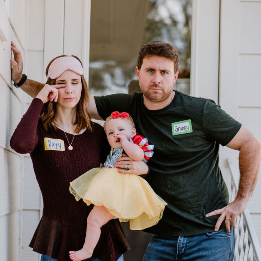 funny family diy snow white costume