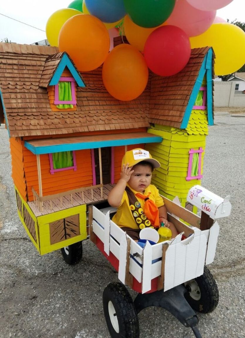 Up-inspired wagon halloween costume