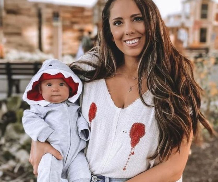 funny baby shark diy mom and baby costume