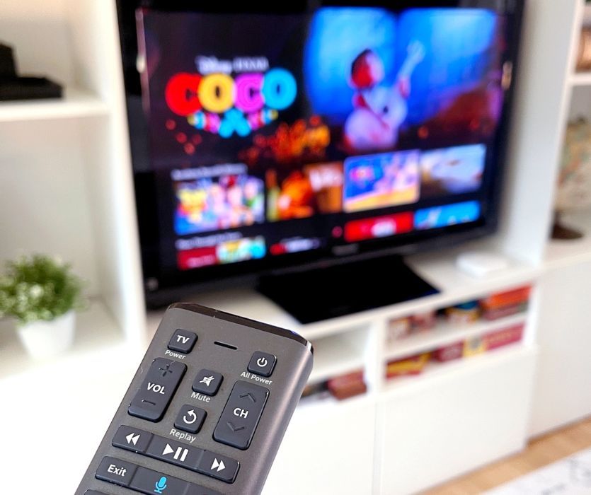 tv streaming service with remote control