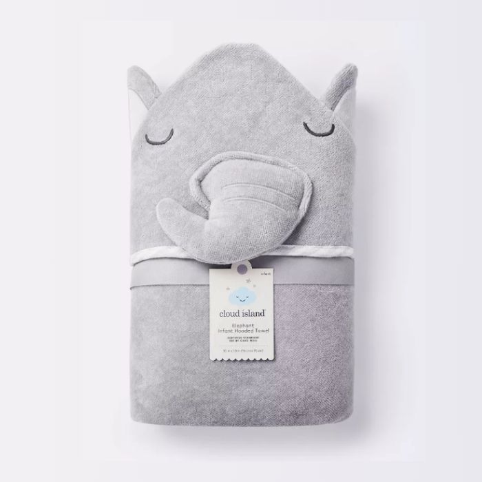 Baby Elephant Hooded Towel