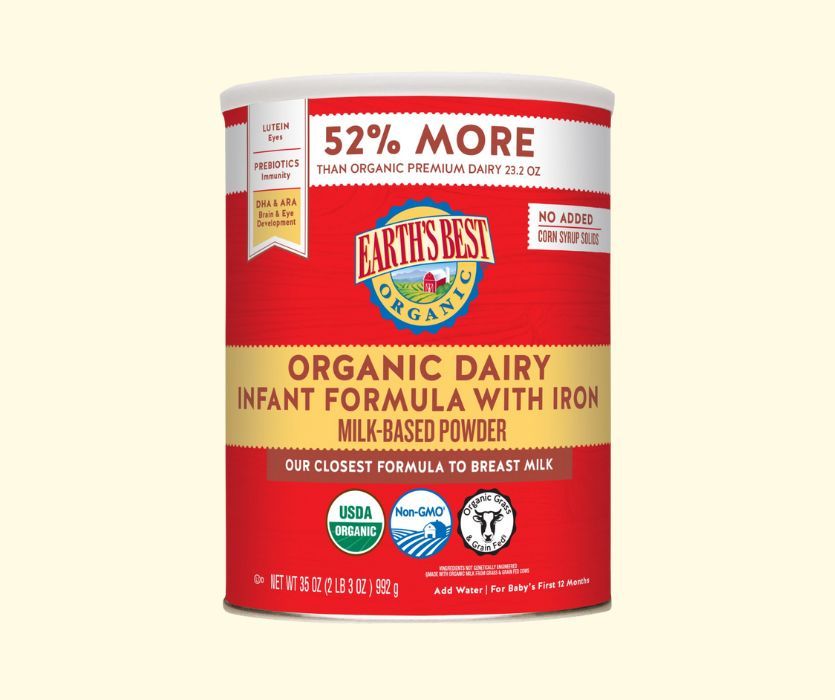 Earth’s Best Organic Dairy Infant Formula with Iron